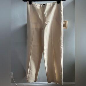 The Row wool blend pant size 2 in cream